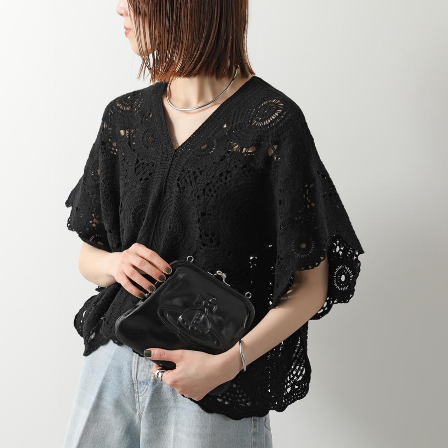 Vivienne Westwood ヴィヴィアンウエストウッド ハンドバッグ VIVIENNES CLUTCH 52050009 42071 レディース オーブ がま口 鞄 N401/BLACK