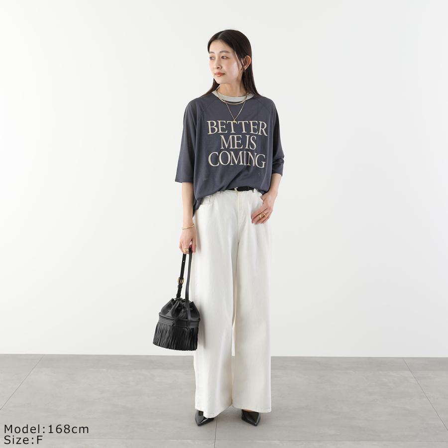 CHIGNON（シニヨン） Tシャツ 8462-405KK レディース シアー ロゴ