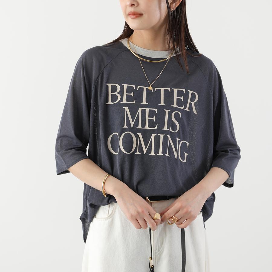 CHIGNON（シニヨン） Tシャツ 8462-405KK レディース シアー ロゴ