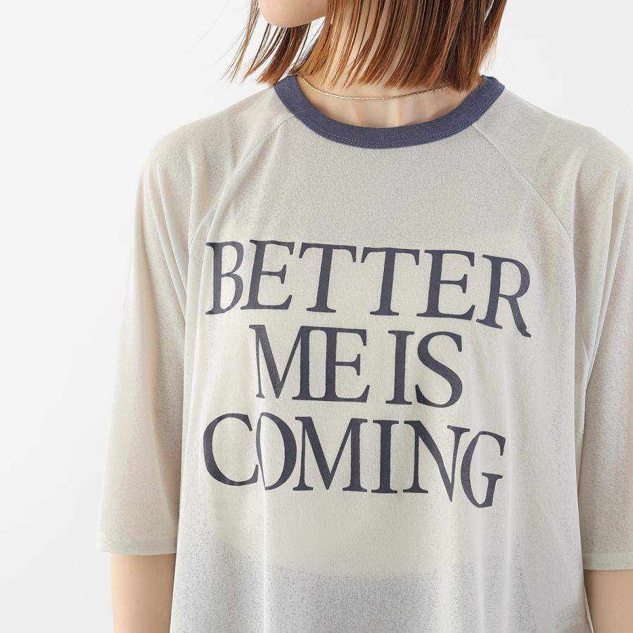 CHIGNON（シニヨン） Tシャツ 8462-405KK レディース シアー ロゴ