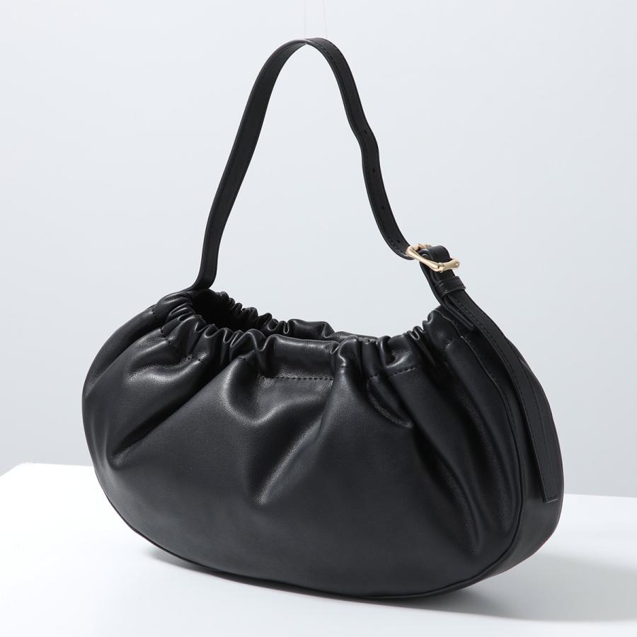 APC A.P.C. アーペーセー ハンドバッグ Ninon Hoop ニノン フープ PUAAT F67049 レディース ショルダーバッグ ギャザー ロゴ 鞄 LZZ/NOIRの画像