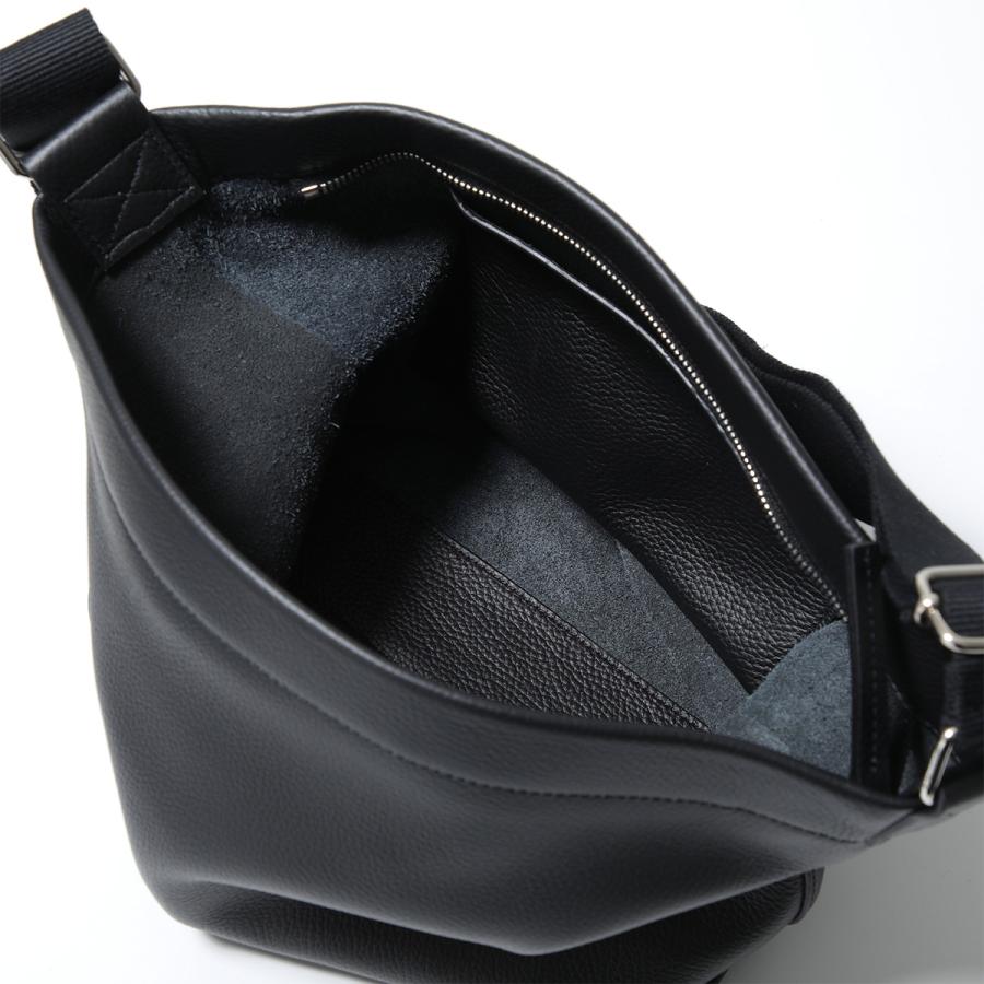 APC A.P.C. アーペーセー ショルダーバッグ PXCBC M67023 レディース メンズ レザー クロスボディ ロゴ 鞄 LZZ/NOIRの画像