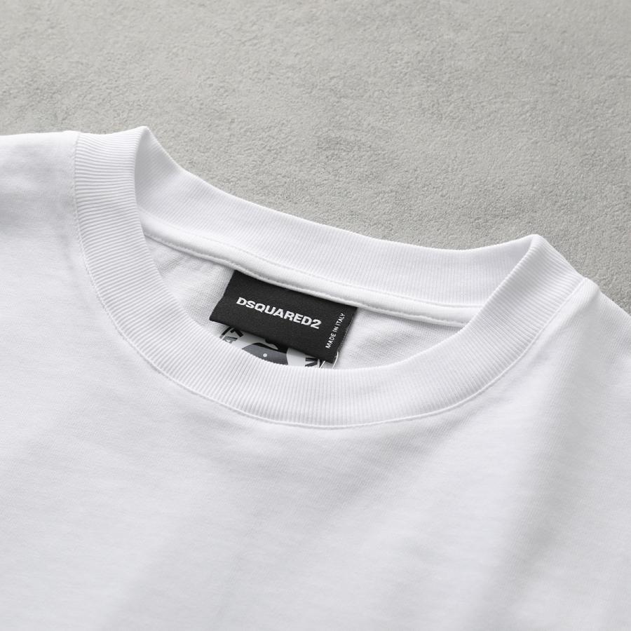 DSQUARED2 ディースクエアード フロントロゴ Tシャツ M DSQUARED2（ディースクエアード） Tシャツ S71GD1653 D20033 メンズ