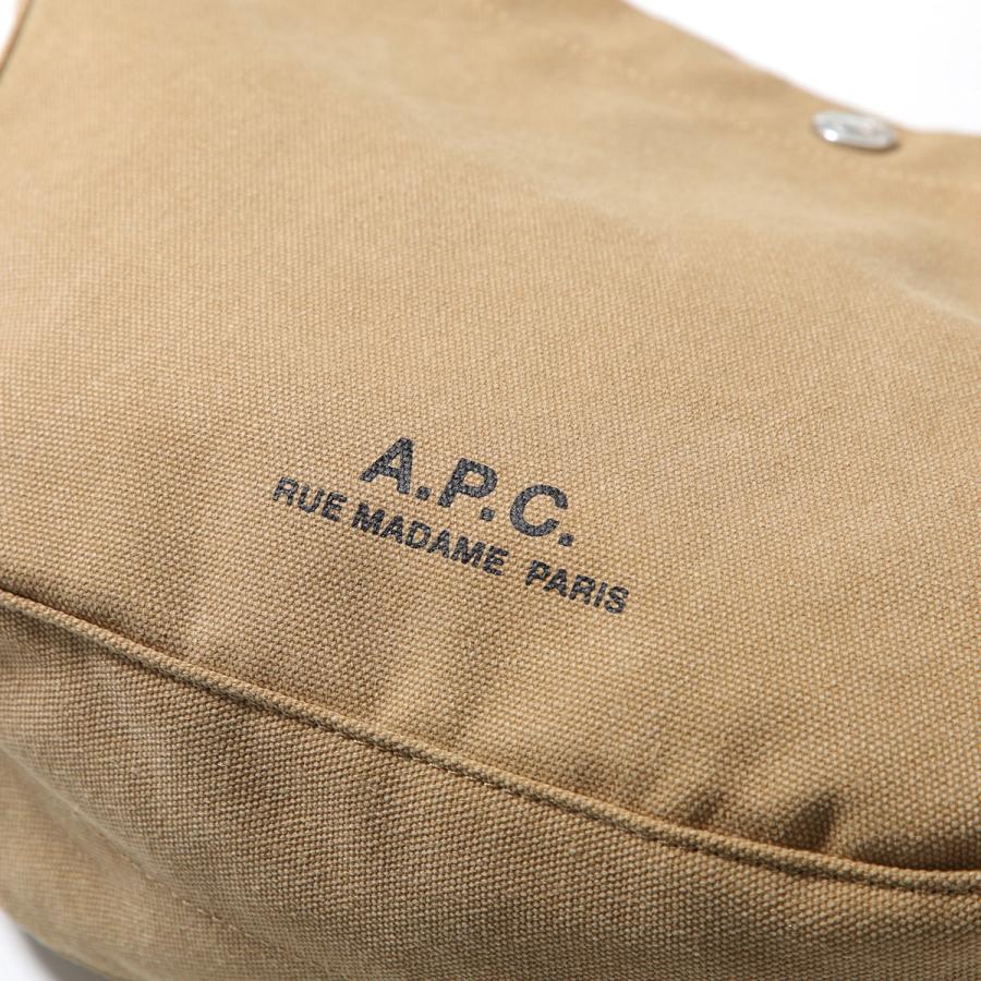 APC A.P.C. アーペーセー ショルダーバッグ besace journal small ベサス ジャーナル スモール PSAME M67010 レディース 鞄 CAG/TABACの画像