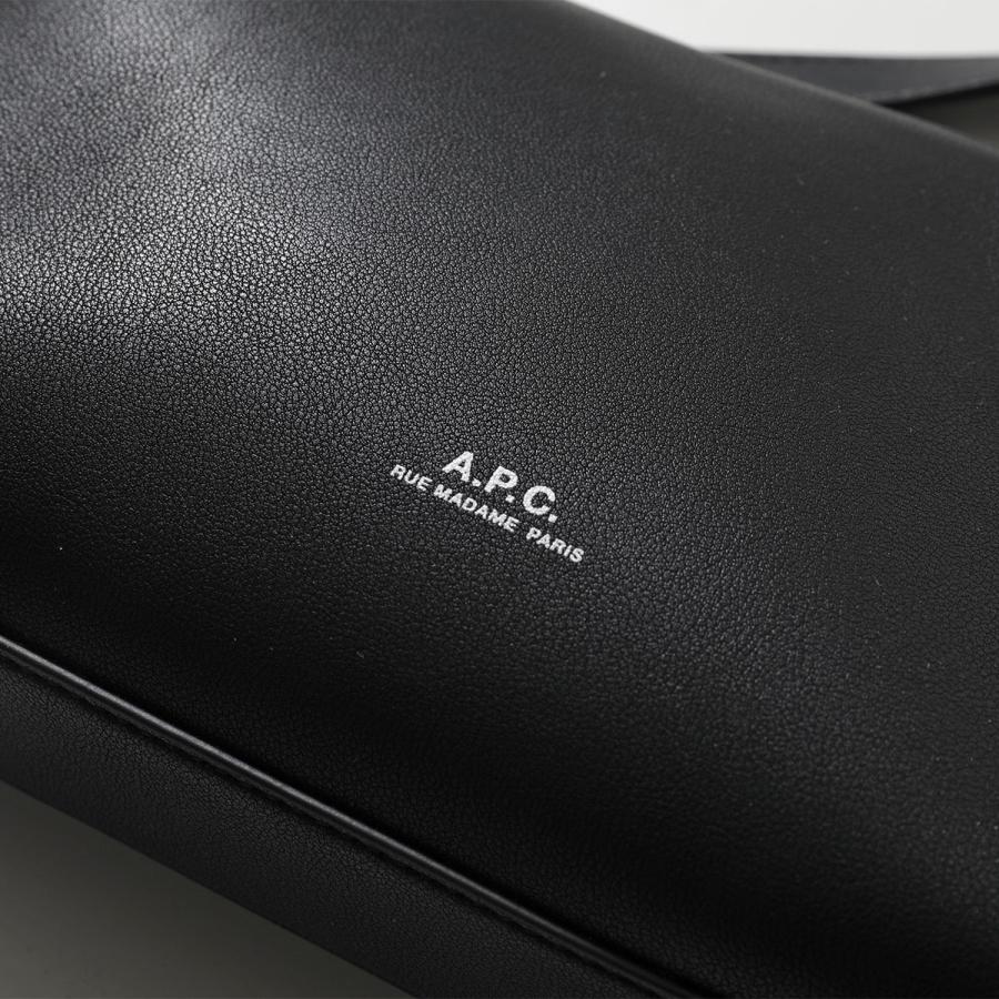 APC A.P.C. アーペーセー ショルダーバッグ CAMERA BAG NINO ニノ PUAAT H61821 レディース ロゴ カメラバッグ 鞄  LZZ/NOIRの画像