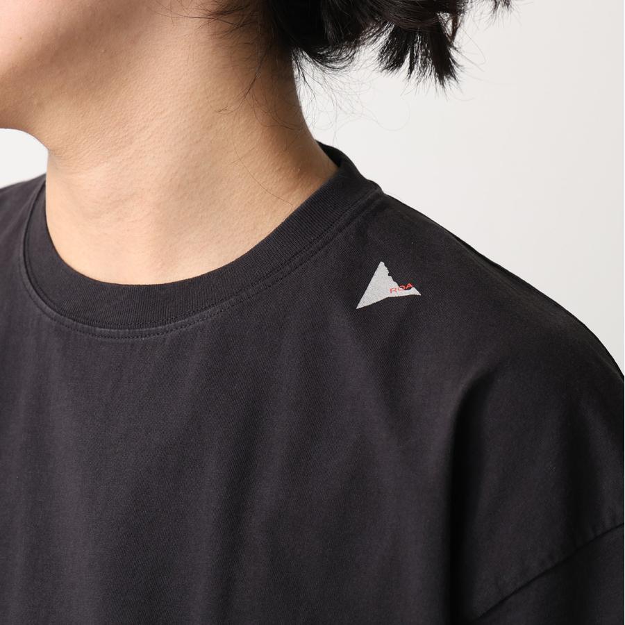 ROA Hiking インサイドアウトオーバーサイズカットソー ROA ロア Tシャツ YBUW011JY01 メンズ 半袖 カットソー ロゴT コットン