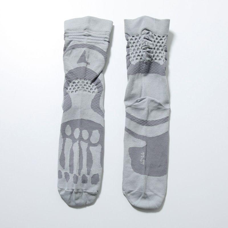 ROA ロア ソックス Bones Logo Q-skin Technical Crew Socks