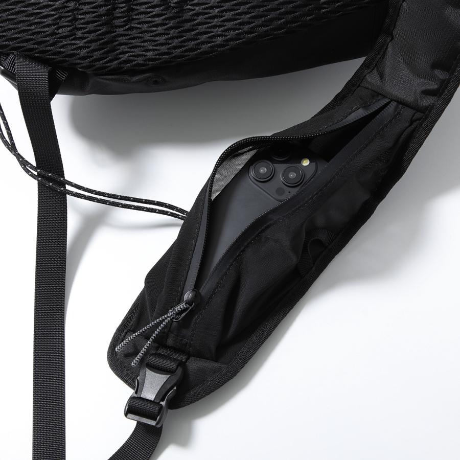ROA ロア ボディバッグ Testudo 5L Technical Shell Sling Bag テクニカル シェル スリングバッグ YBUW232FA25 メンズ 5L MTY0001/Black-Grey_11