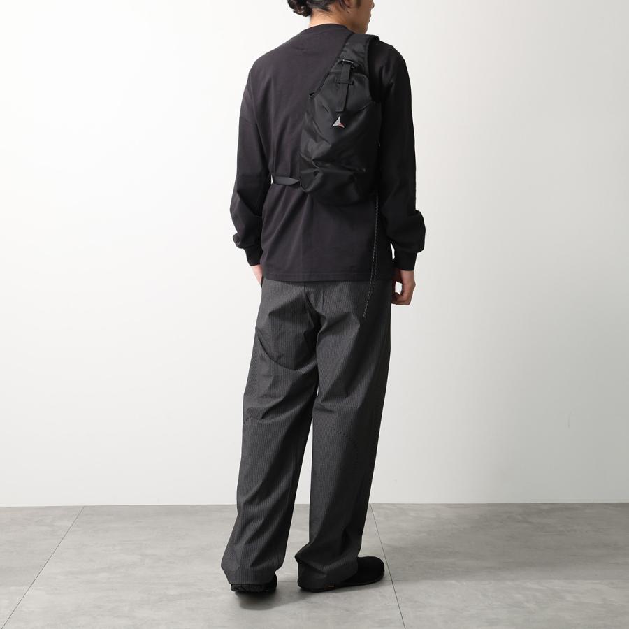 ROA ロア ボディバッグ Testudo 5L Technical Shell Sling Bag テクニカル シェル スリングバッグ YBUW232FA25 メンズ 5L MTY0001/Black-Grey_2
