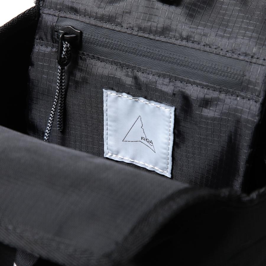 ROA ロア ボディバッグ Testudo 5L Technical Shell Sling Bag テクニカル シェル スリングバッグ YBUW232FA25 メンズ 5L MTY0001/Black-Grey_8