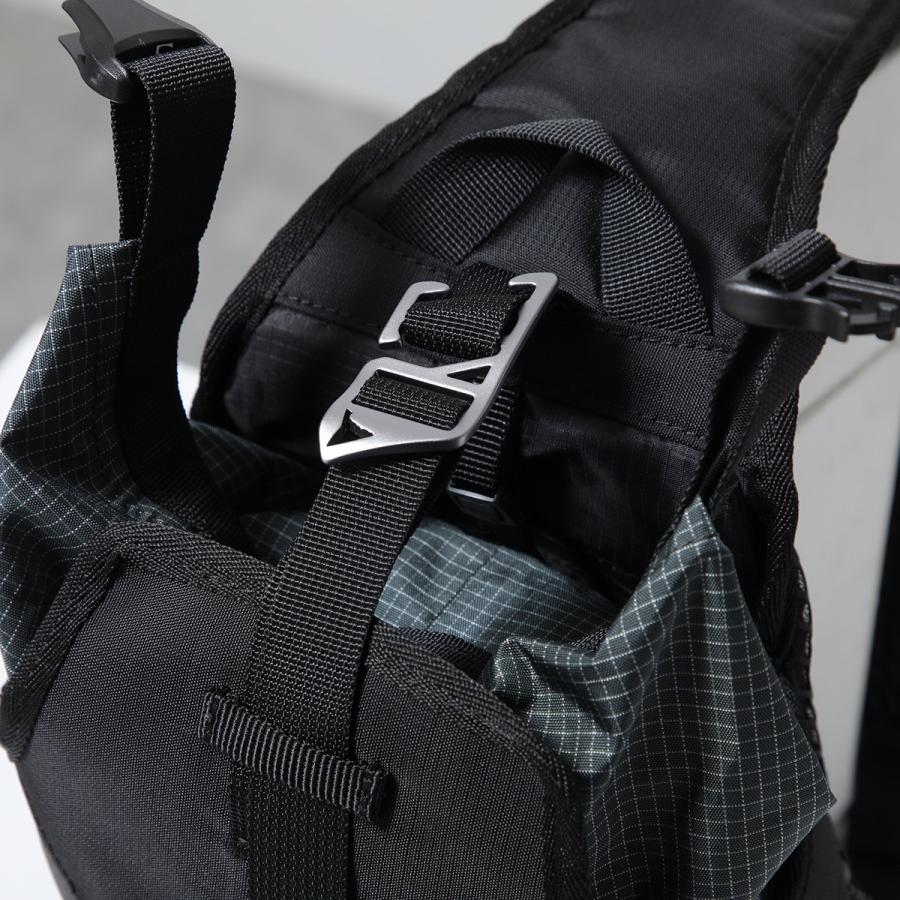 ROA ロア ボディバッグ Testudo 5L Technical Shell Sling Bag テクニカル シェル スリングバッグ YBUW232FA25 メンズ 5L MTY0001/Black-Grey_9