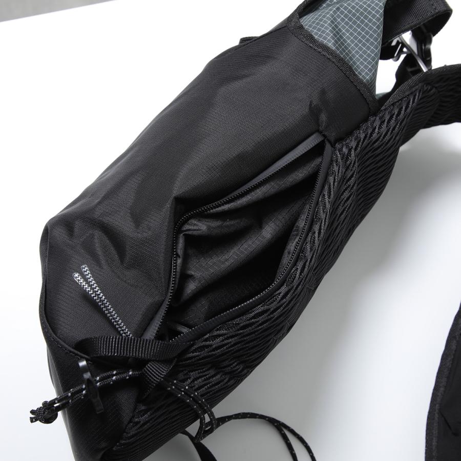 ROA ロア ボディバッグ Testudo 5L Technical Shell Sling Bag テクニカル シェル スリングバッグ YBUW232FA25 メンズ 5L MTY0001/Black-Grey_10