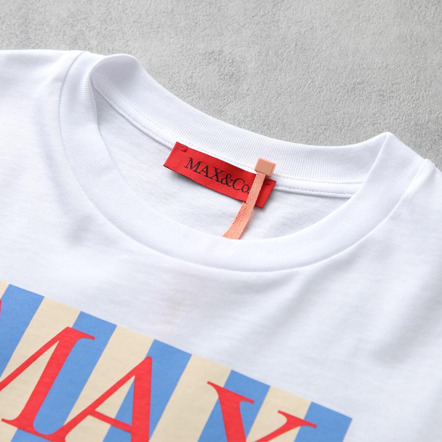 マックスマーラ　Max Mara カラフルロゴ Tシャツ Max Mara（マックスマーラ） MAX MARA MAX&CO KIDS マックス＆コー