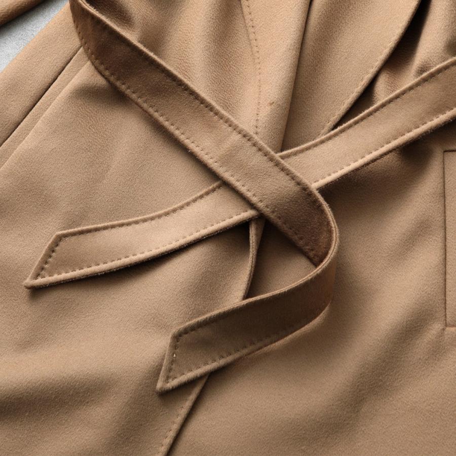 MAX MARA Studio マックスマーラ ステュディオ ガウンコート DRAVENNA ドラヴェンナ レディース ピュア ヴァージンウール ミドル丈 ベルト付き カラー2色の画像