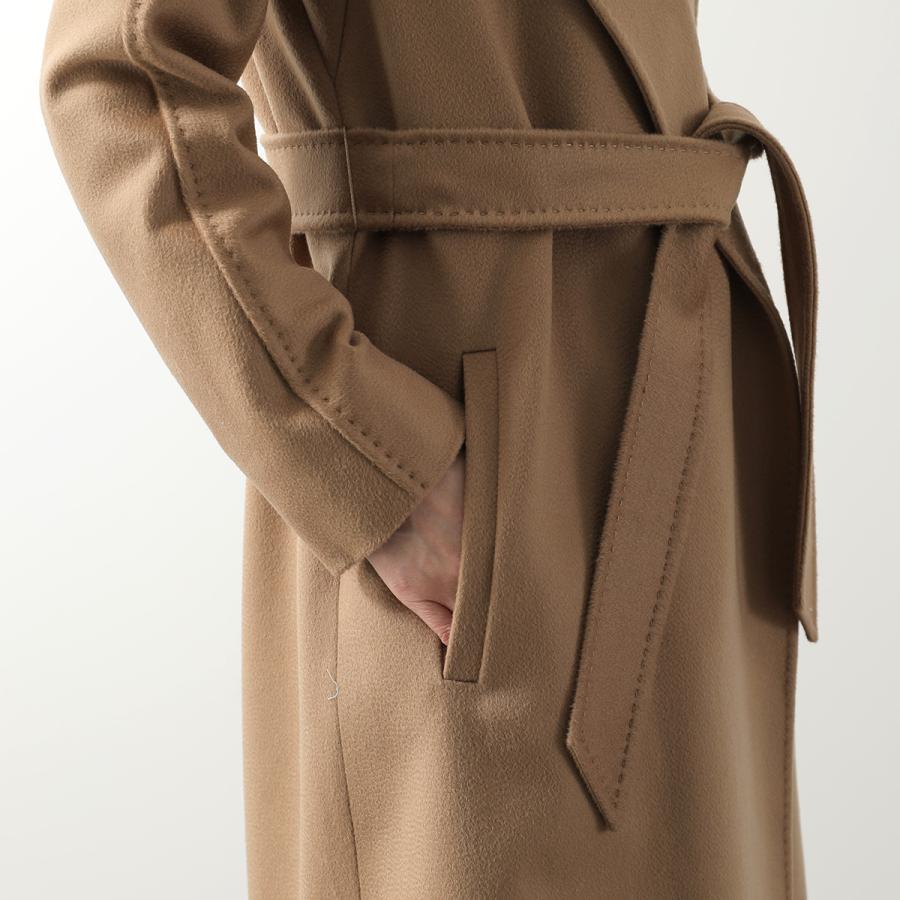 MAX MARA Studio マックスマーラ ステュディオ ガウンコート DRAVENNA ドラヴェンナ レディース ピュア ヴァージンウール ミドル丈 ベルト付き カラー2色の画像
