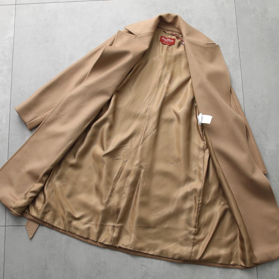 MAX MARA Studio マックスマーラ ステュディオ ガウンコート DRAVENNA ドラヴェンナ レディース ピュア ヴァージンウール ミドル丈 ベルト付き カラー2色の画像