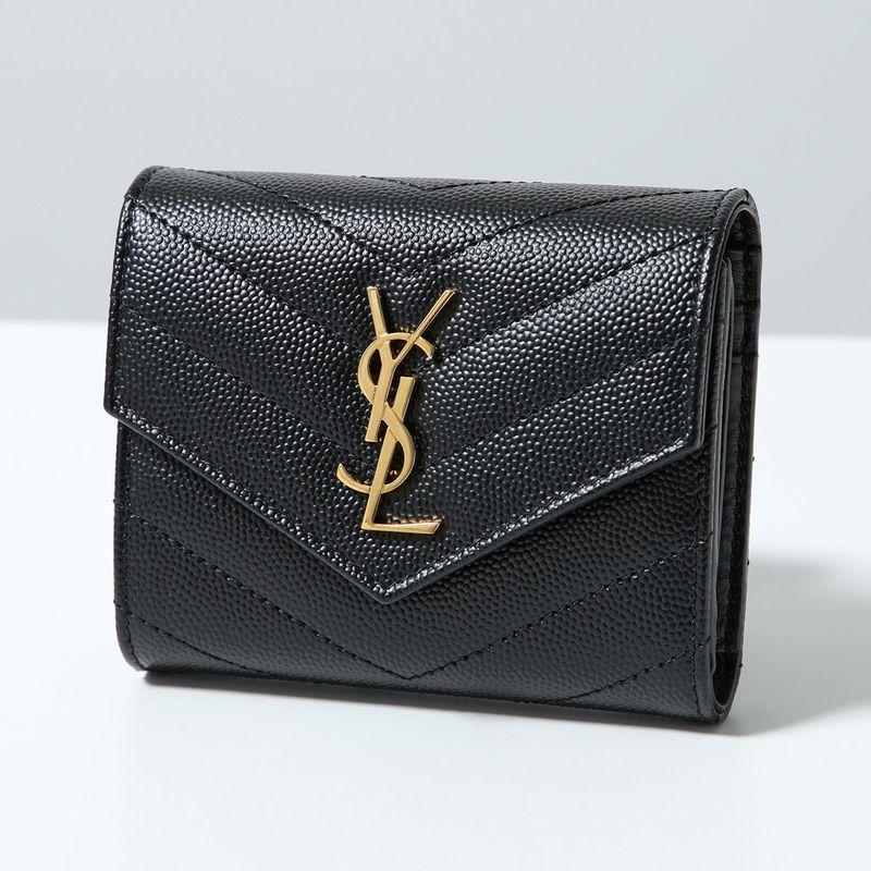 SAINT LAURENT サンローラン 三つ折り財布 692061 BOW01 レディース