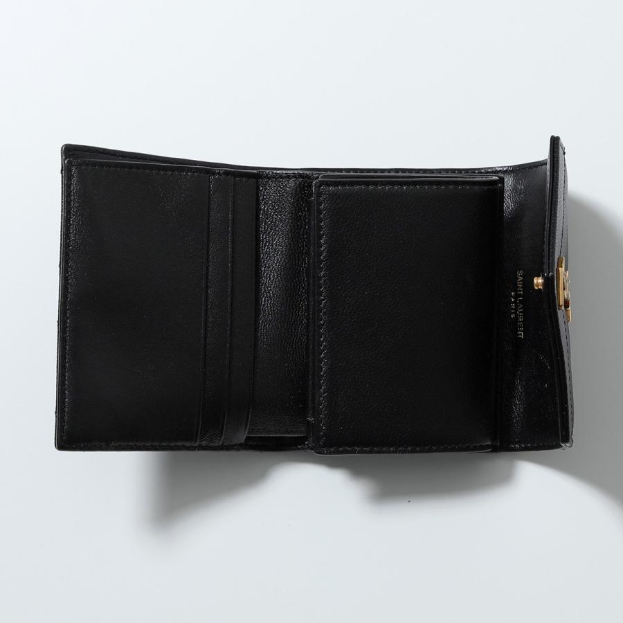 SAINT LAURENT サンローラン 三つ折り財布 692061 BOW01 レディース