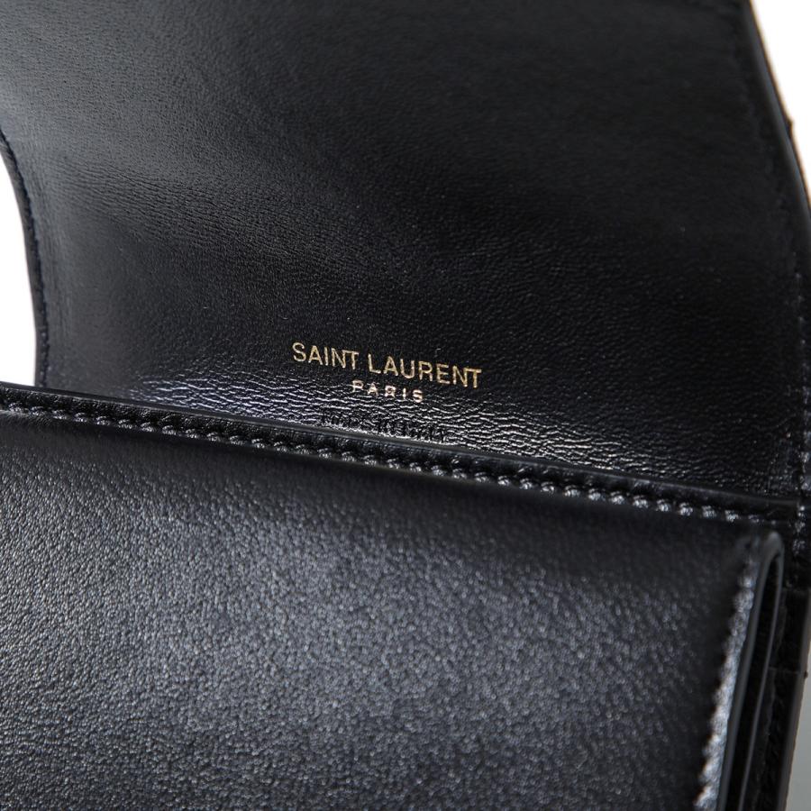 SAINT LAURENT サンローラン 三つ折り財布 692061 BOW01 レディース