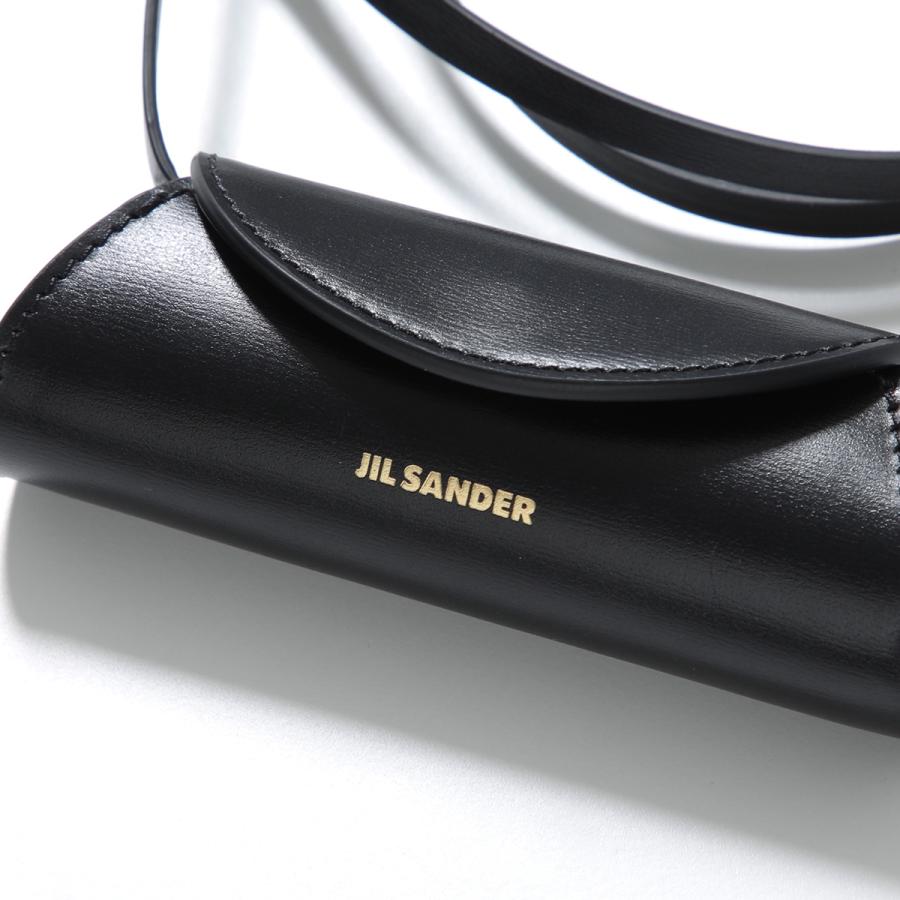 ジルサンダー　ケース　ストラップつき　ラウンドジップ アウトレット】JIL SANDER ジルサンダー ラウンドジップ長財布 小銭