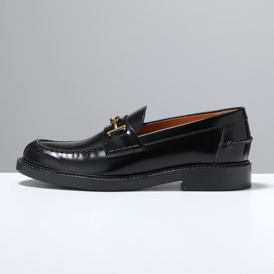TOD'S ブラック レザー ローファー TOD'S（トッズ） TODS ローファー XXW59C0IS40SHA レディース レザー