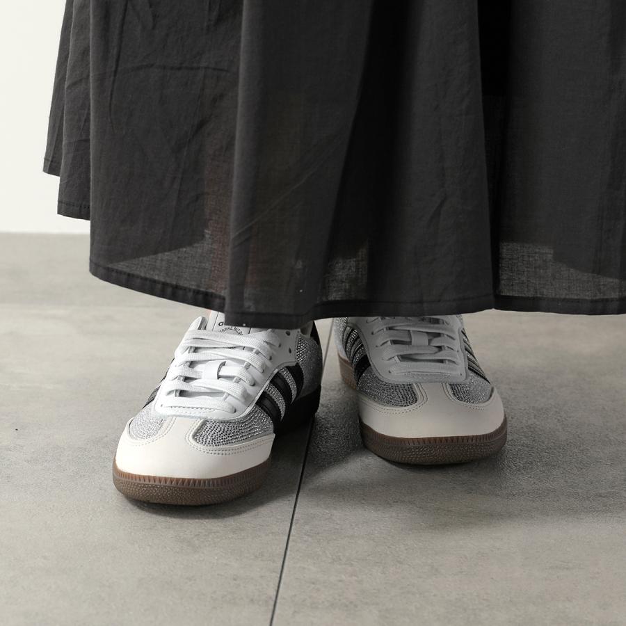 adidas Originals アディダスオリジナルス スニーカー SAMBA OG サンバ IH9055 レディース ラインストーン グリッター レザー ローカット 靴 CRYWHT CWHITE_4