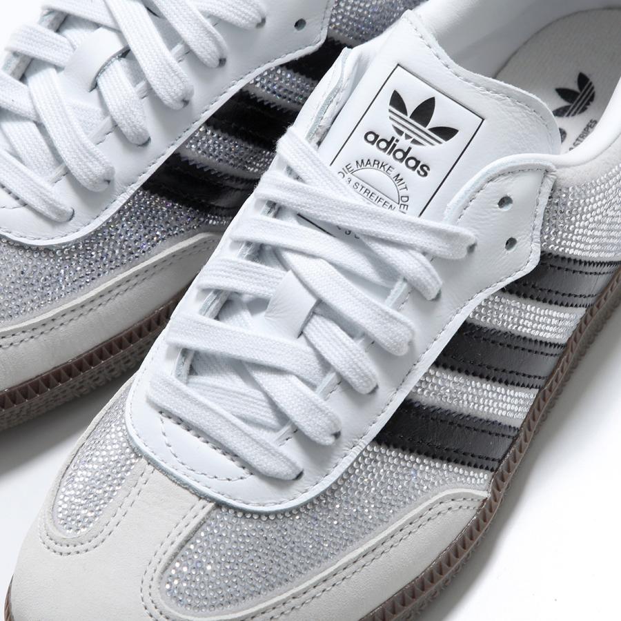 adidas Originals アディダスオリジナルス スニーカー SAMBA OG サンバ IH9055 レディース ラインストーン グリッター レザー ローカット 靴 CRYWHT CWHITE_10