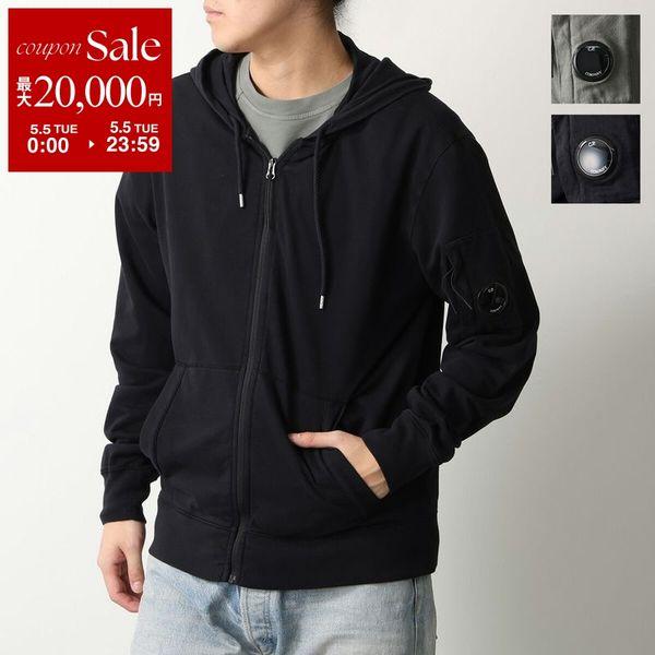 【わどるど】C.P. COMPANY シーピーカンパニー パーカーブラック C.P. COMPANY（シーピーカンパニー） パーカー LIGHT FLEECE ZIP