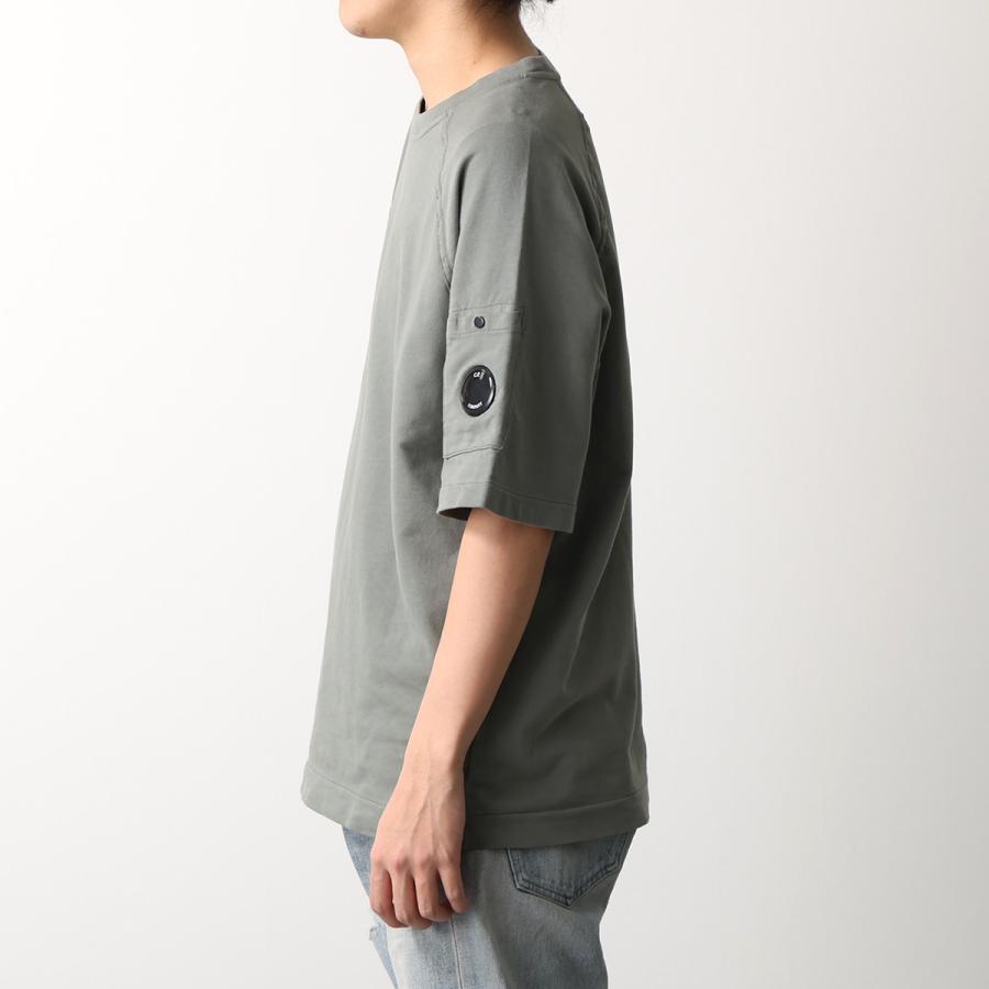 C.P.COMPANY シーピーカンパニー Tシャツ LIGHT FLEECE SHORT SLEEVE SS 20CMSS034A 002246G メンズ 半袖 カットソー カラー2色の画像
