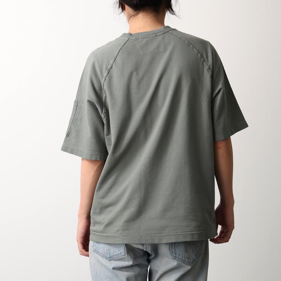 C.P.COMPANY シーピーカンパニー Tシャツ LIGHT FLEECE SHORT SLEEVE SS 20CMSS034A 002246G メンズ 半袖 カットソー カラー2色の画像
