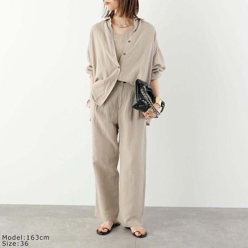 marmors（マルモア） タックパンツ 2tuck easy pants 0226103010