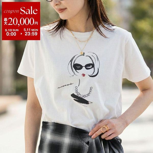 激レア【minamo】MARKLESS STYLE XL Tシャツ 新品 marmors（マルモア） Tシャツ necklace illustration T-shirt
