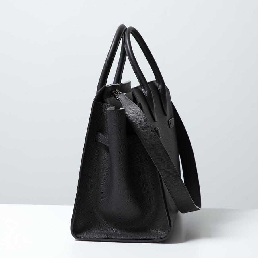 ヴァレクストラ ハンドバッグ 鍵付き 手持ち レザー ブラック Valextra（ヴァレクストラ） ショルダーバッグ MILANO MIDIUM ミラノ