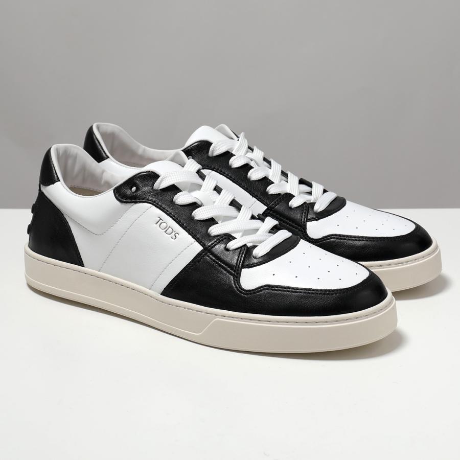 TODS トッズ スニーカー XXM04L0IF80OPX メンズ レザー ローカット レースアップ ロゴ 靴 0002 OPX-NEROの画像
