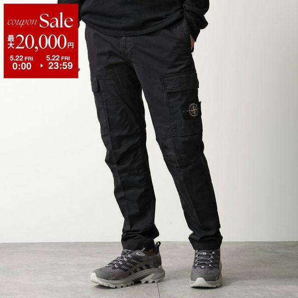 STONE ISLAND ストーンアイランド カーゴパンツ L1S153100032 S0A10 3100032 S0A10 メンズ コットンブレンド ロゴ レギュラー テーパード ストレッチ V0029の画像