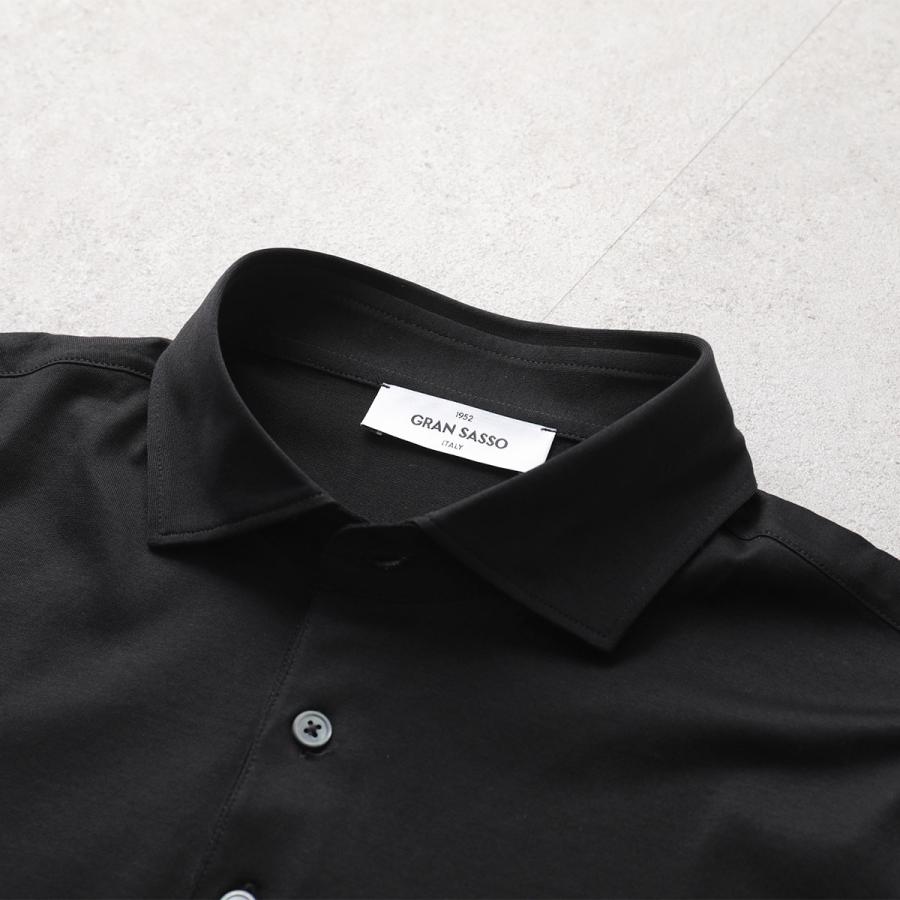 GRAN SASSO グランサッソ ポロシャツ 60103 74002 メンズ 半袖 マーセライズ コットン ワイドカラー ストレッチ カラー5色の画像