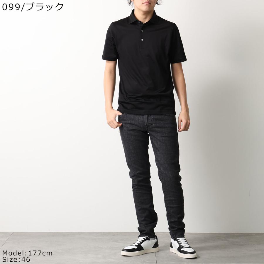 GRAN SASSO グランサッソ ポロシャツ 60103 74002 メンズ 半袖 マーセライズ コットン ワイドカラー ストレッチ カラー5色の画像