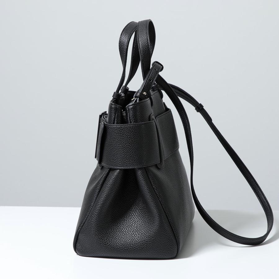 A/X ARMANI EXCHANGE アルマーニ エクスチェンジ ハンドバッグ XW000285 AF11902 レディース エコレザー ショルダーバッグ BOXロゴバックル 鞄 UC001/BLACKの画像