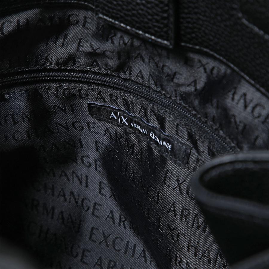 A/X ARMANI EXCHANGE アルマーニ エクスチェンジ ハンドバッグ XW000285 AF11902 レディース エコレザー ショルダーバッグ BOXロゴバックル 鞄 UC001/BLACKの画像