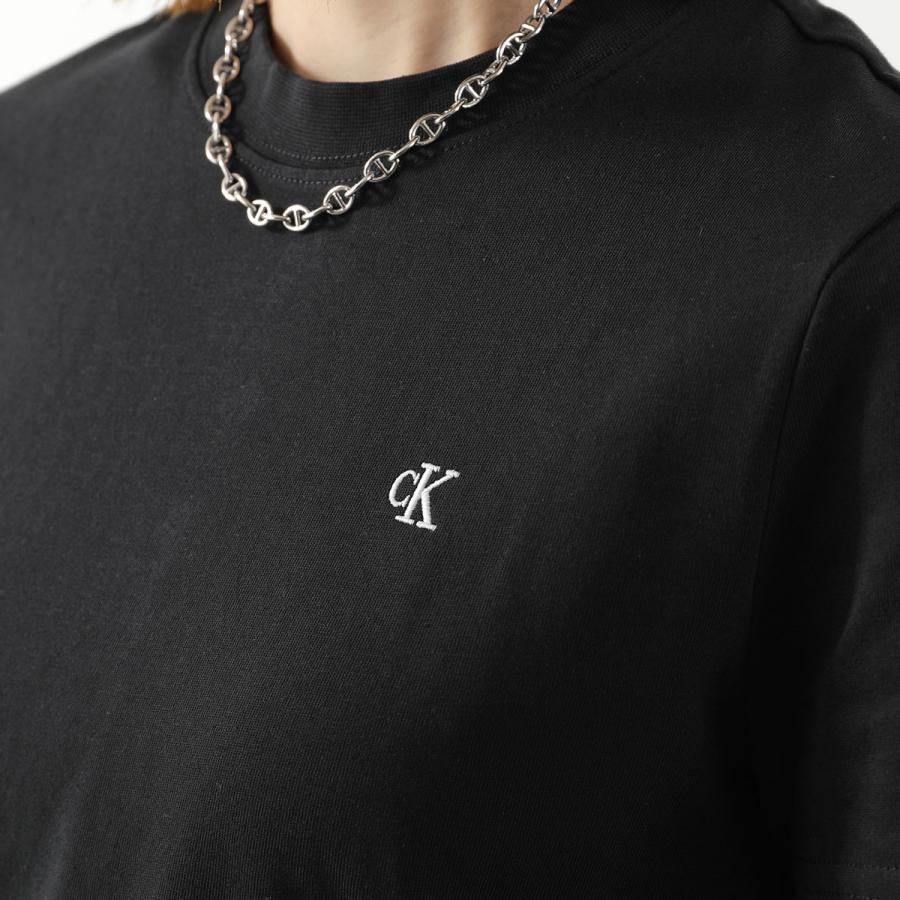 CALVIN KLEIN JEANS カルバンクライン ジーンズ Tシャツ SS ARCHIVE LOGO CREW NECK TEE 47A219G レディース 半袖 カットソー ロゴ刺繍 カラー2色の画像