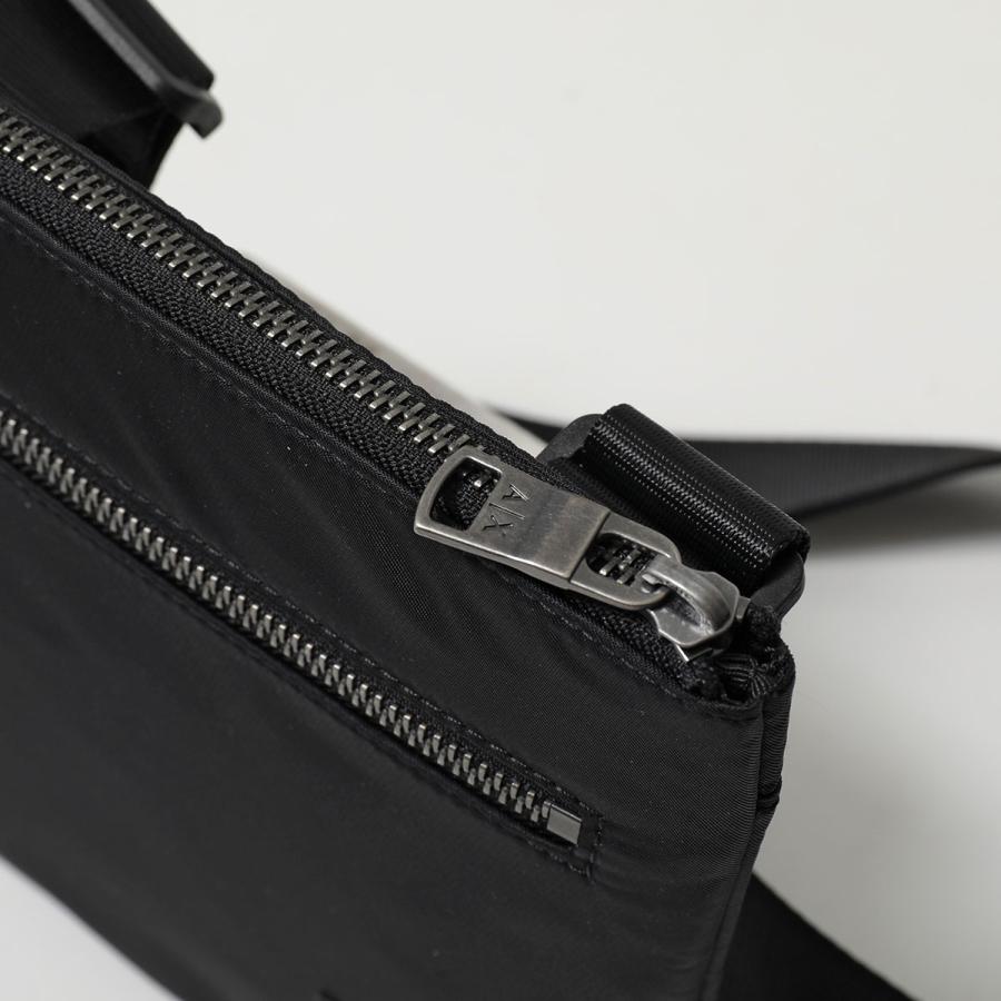 A/X ARMANI EXCHANGE アルマーニ エクスチェンジ ショルダーバッグ XM000105 AF15129 メンズ ナイロン クロスボディ ロゴ 鞄 UC001/BLACKの画像