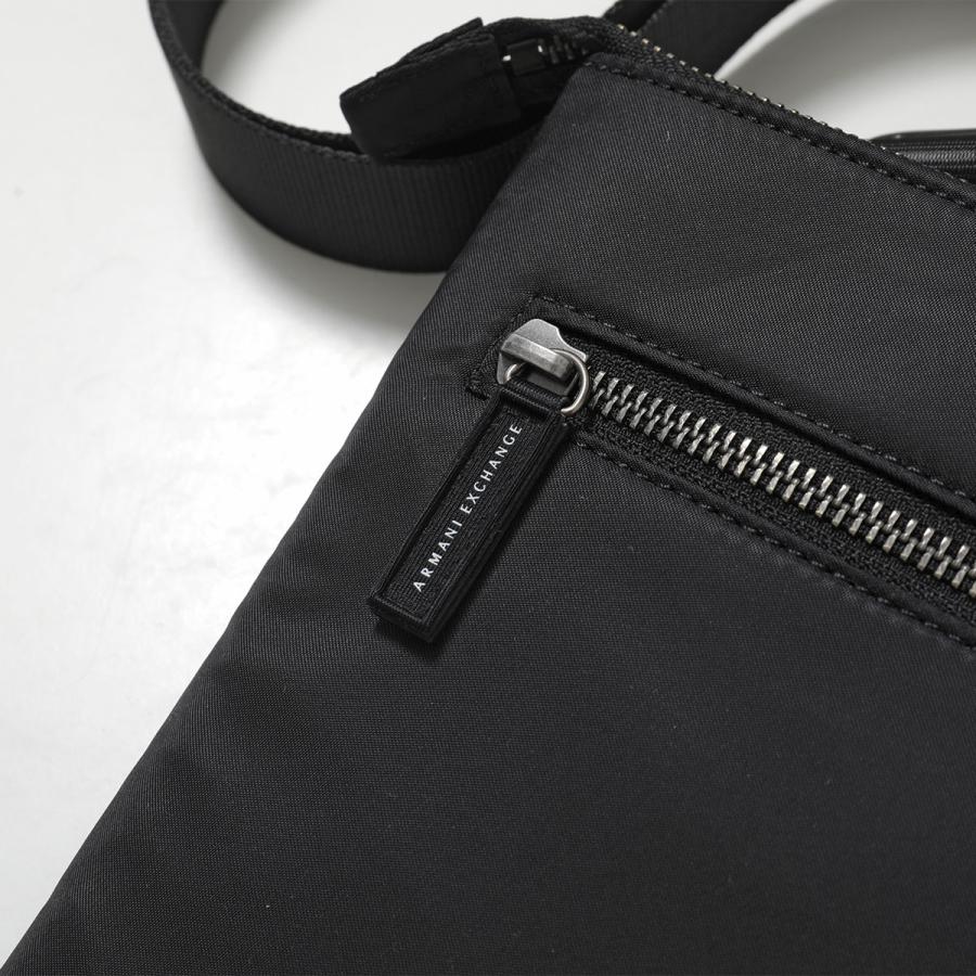 A/X ARMANI EXCHANGE アルマーニ エクスチェンジ ショルダーバッグ XM000105 AF15129 メンズ ナイロン クロスボディ ロゴ 鞄 UC001/BLACKの画像