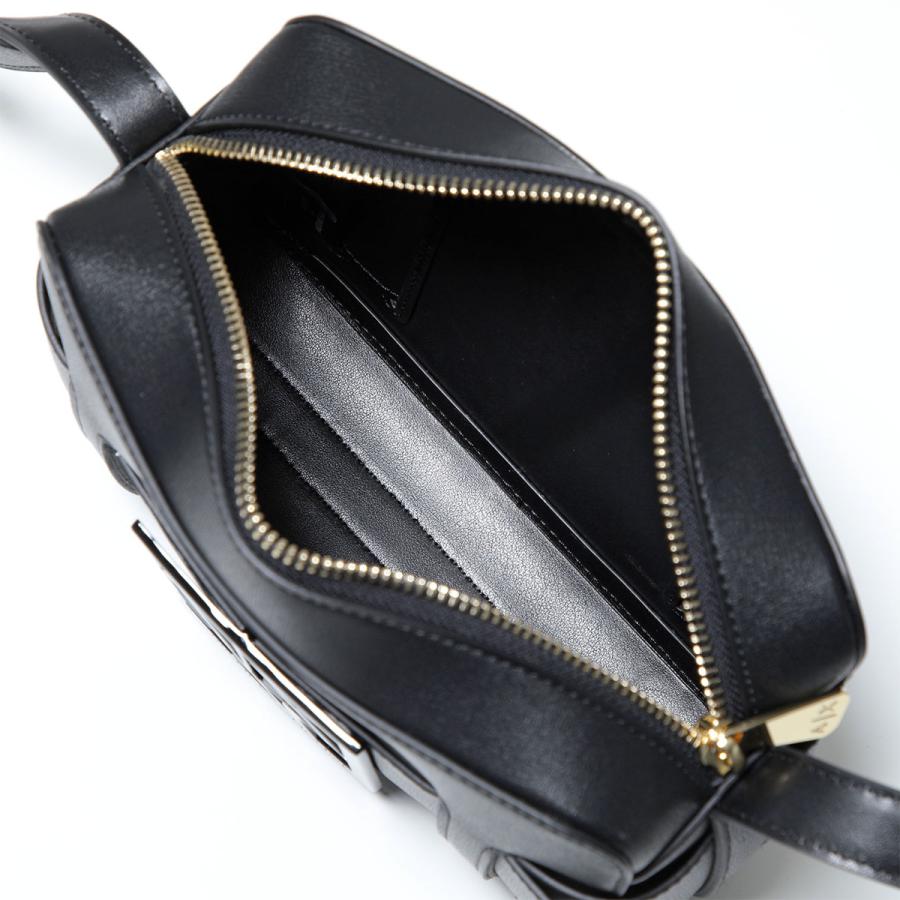 A/X ARMANI EXCHANGE アルマーニ エクスチェンジ ショルダーバッグ 942699 0A874 レディース エコレザー BOXロゴバックル 鞄 00020/NEROの画像