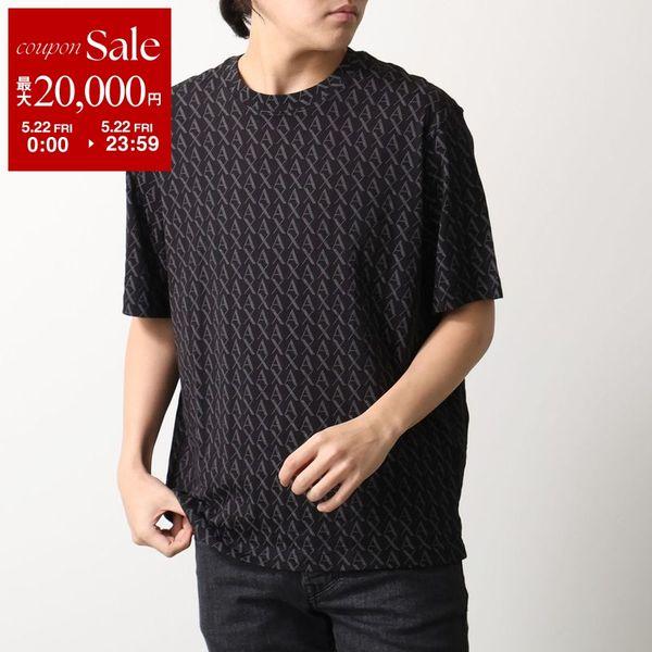 A/X ARMANI EXCHANGE アルマーニ エクスチェンジ Tシャツ XM001228 AF10356 メンズ カットソー 半袖 コットン クルーネック FC026/BlackBlackAlloveの画像