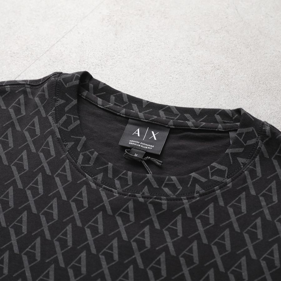 A/X ARMANI EXCHANGE アルマーニ エクスチェンジ Tシャツ XM001228 AF10356 メンズ カットソー 半袖 コットン クルーネック FC026/BlackBlackAlloveの画像
