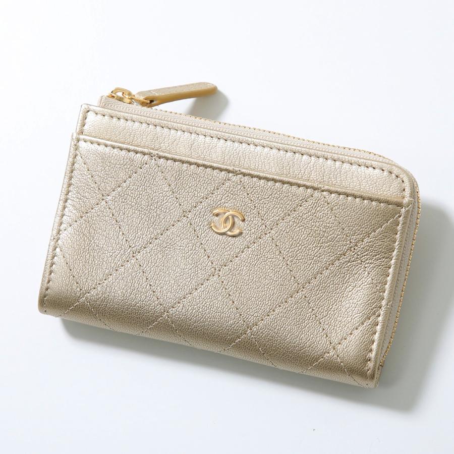 CHANEL シャネル コインケース AP4917 B23520 レディース カードケース ココマーク CCマーク フラグメントケース ミニ財布 U7513の画像