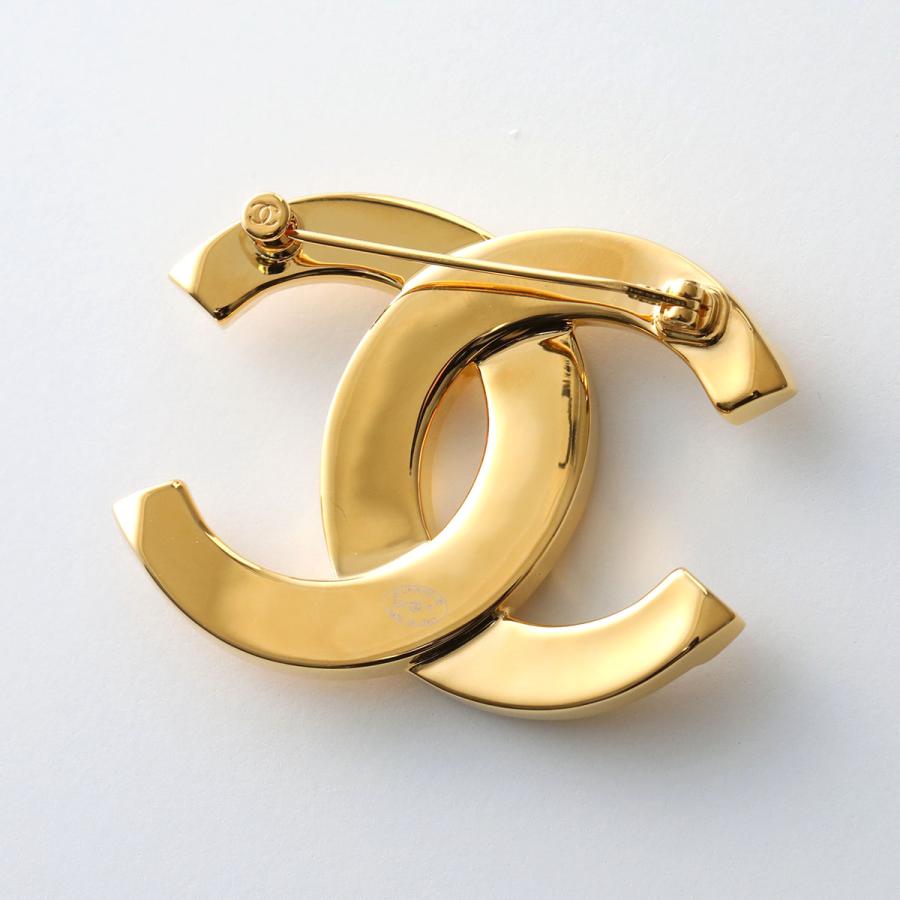 CHANEL シャネル ブローチ ABH248 B23494 レディース ココマーク CCマーク ピンバッチ メタル U7611/ゴールドの画像