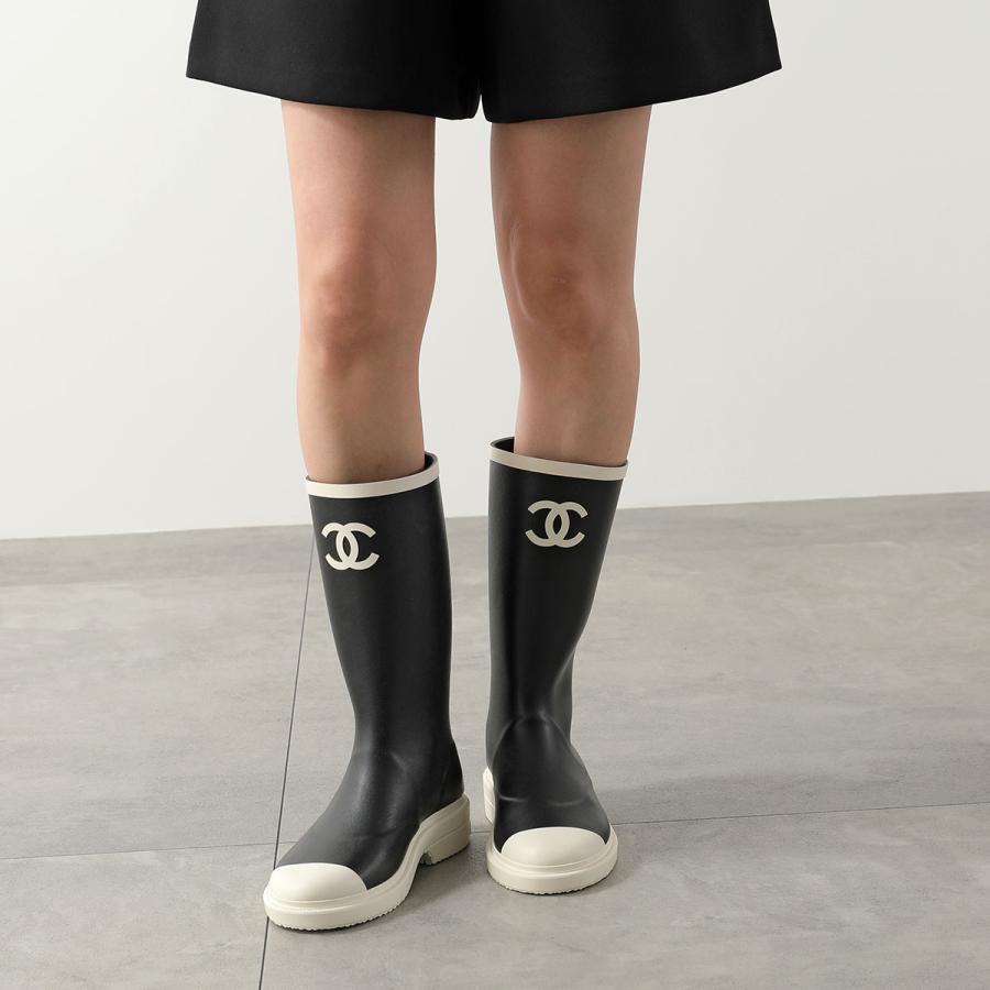 CHANEL（シャネル） レインブーツ G39620 B23123 レディース ロング