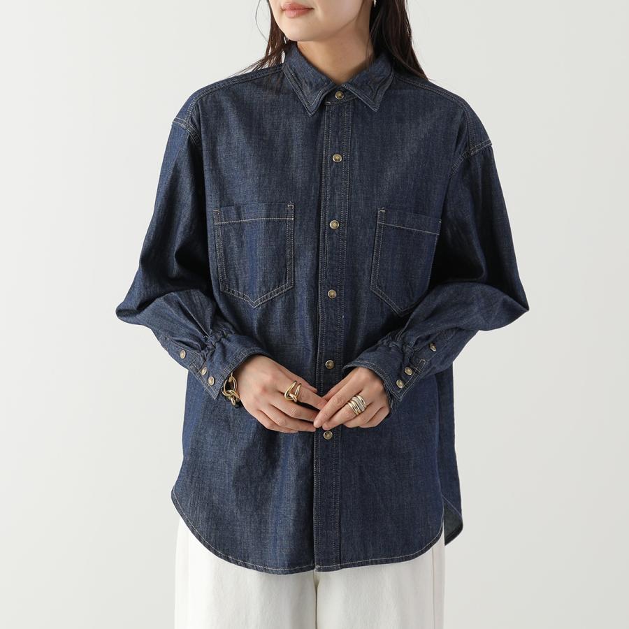 Le Melange（ル・メランジュ） デニムシャツ 8443202 レディース 5.5