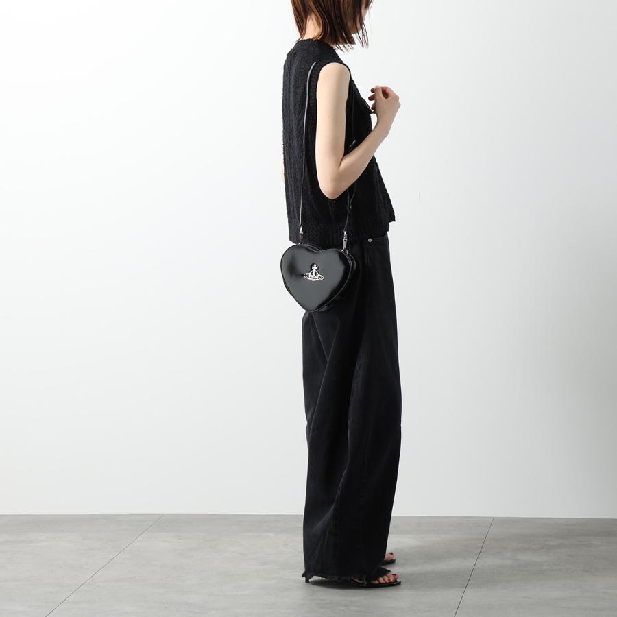 Vivienne ハート形ショルダーバッグ ブラック（黒）m Vivienne Westwood（ヴィヴィアンウエストウッド） ショルダーバッグ